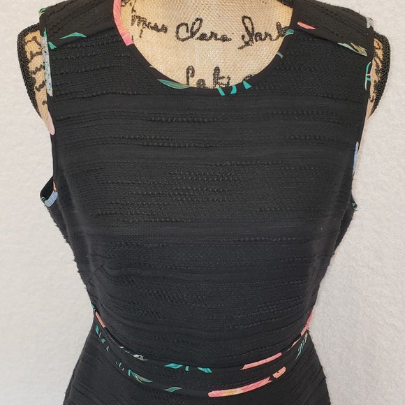 Kate Spade ♠ New York Blossom-Trimmed Tweed Dress - Picnic Perfect - Picture 3 of 8